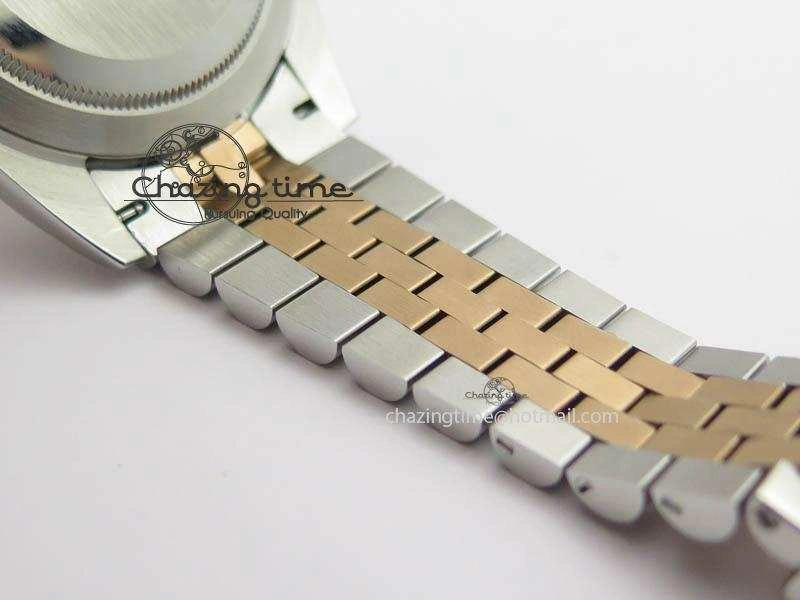 SunProtective DateJust II 41mm SS RG BP Maker Best Edition Brown Sticks Dial On New Version Jubilee Bracelet A 3615