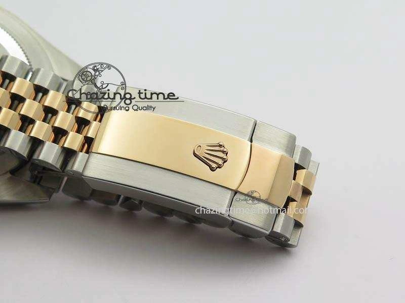 SunProtective DateJust II 41mm SS RG BP Maker Best Edition Brown Sticks Dial On New Version Jubilee Bracelet A 3615