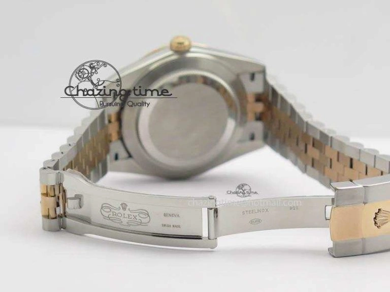 SunProtective DateJust II 41mm SS RG BP Maker Best Edition Brown Sticks Dial On New Version Jubilee Bracelet A 3615
