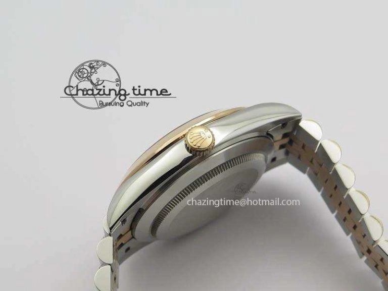 SunProtective DateJust II 41mm SS RG BP Maker Best Edition Brown Sticks Dial On New Version Jubilee Bracelet A 3615