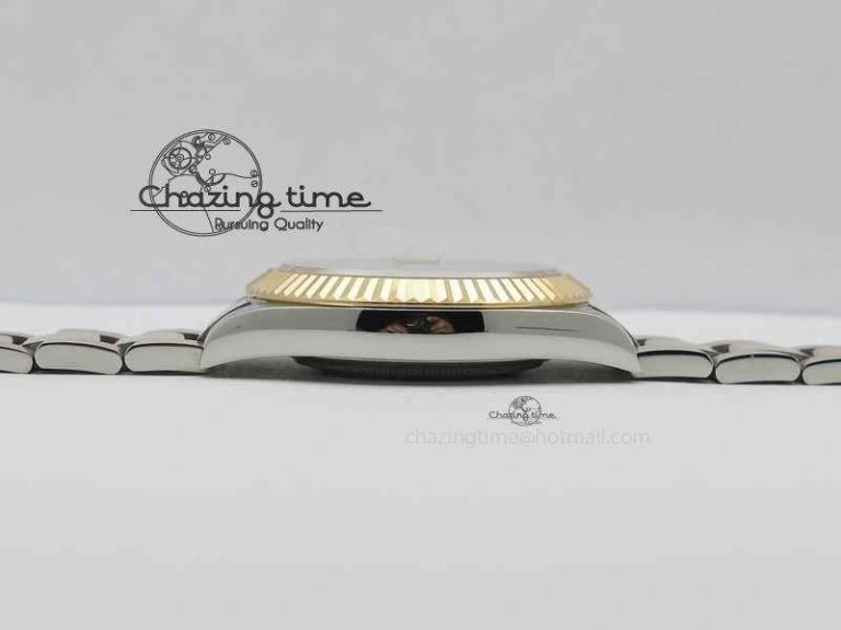 DateJust II 41mm SS RG BP Maker Best Edition Brown Sticks Dial On SS RG Bracelet SA Durable 3720