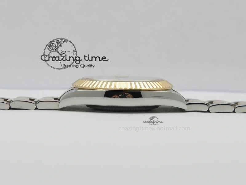 DateJust II 41mm SS RG BP Maker Best Edition Brown Sticks Dial On SS RG Bracelet SA Durable 3720