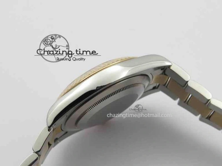 DateJust II 41mm SS RG BP Maker Best Edition Brown Sticks Dial On SS RG Bracelet SA Durable 3720