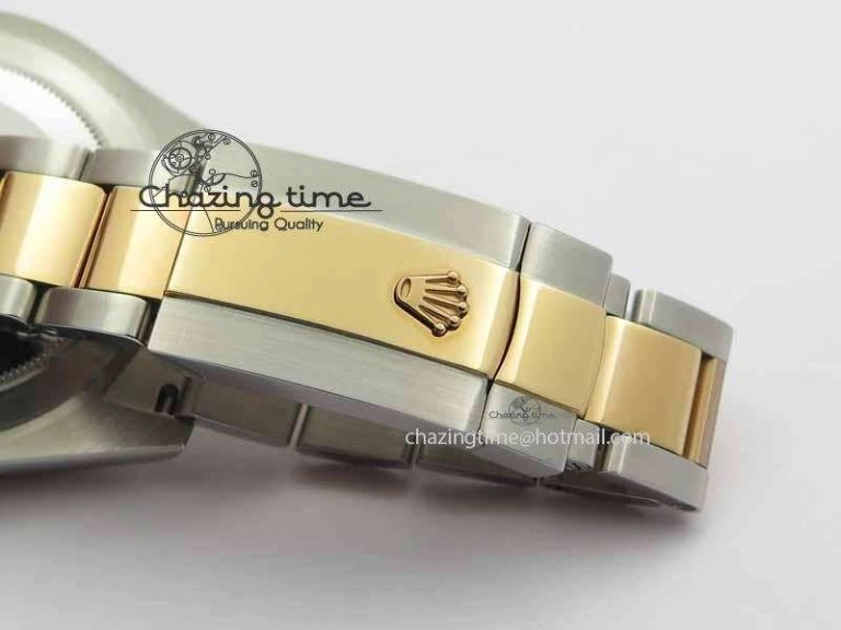 DateJust II 41mm SS RG BP Maker Best Edition Brown Sticks Dial On SS RG Bracelet SA Durable 3720