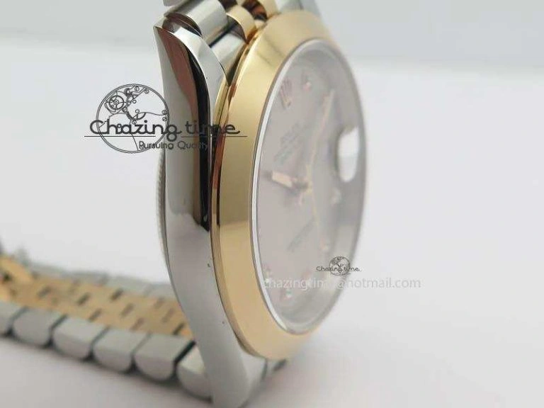 WeatherProof DateJust II 41mm SS RG BP Maker Best Edition Champagne Diam Dial On New Version Jubilee Bracelet A 3612