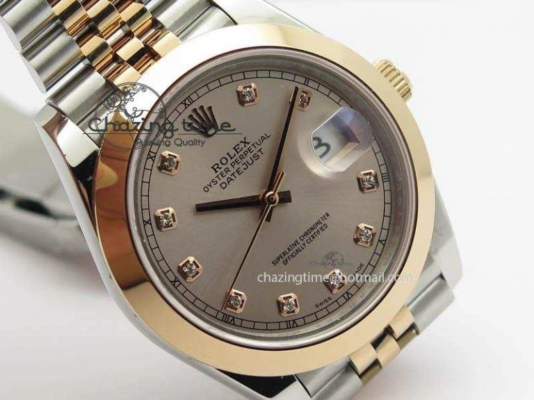 WeatherProof DateJust II 41mm SS RG BP Maker Best Edition Champagne Diam Dial On New Version Jubilee Bracelet A 3612