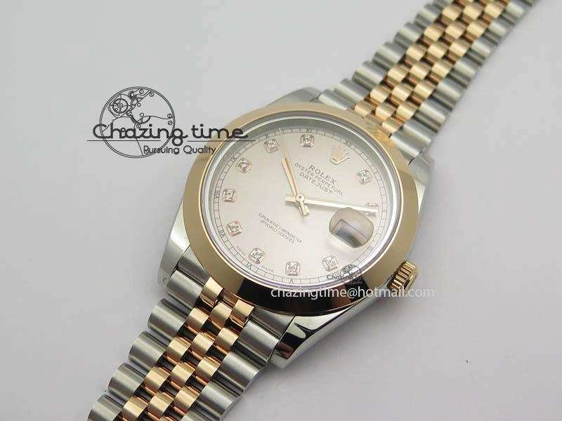 WeatherProof DateJust II 41mm SS RG BP Maker Best Edition Champagne Diam Dial On New Version Jubilee Bracelet A 3612