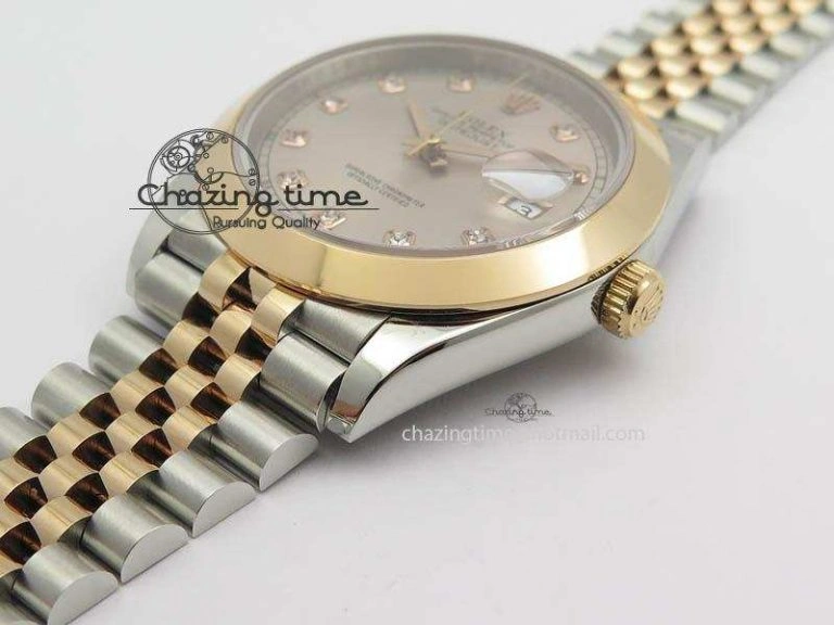 WeatherProof DateJust II 41mm SS RG BP Maker Best Edition Champagne Diam Dial On New Version Jubilee Bracelet A 3612