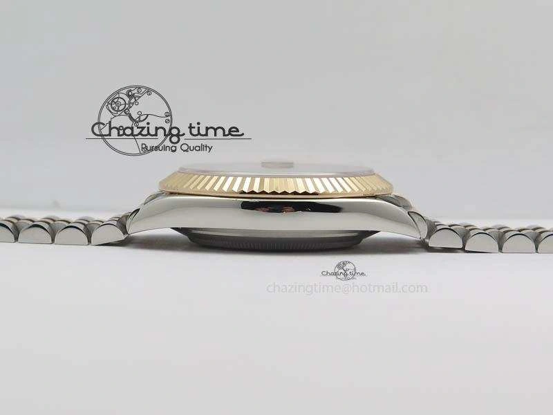 Modern DateJust II 41mm SS RG BP Maker Best Edition Silver Gray Dial On New Version Jubilee Bracelet A 3611
