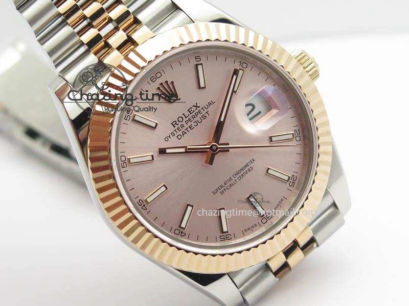 Modern DateJust II 41mm SS RG BP Maker Best Edition Silver Gray Dial On New Version Jubilee Bracelet A 3611