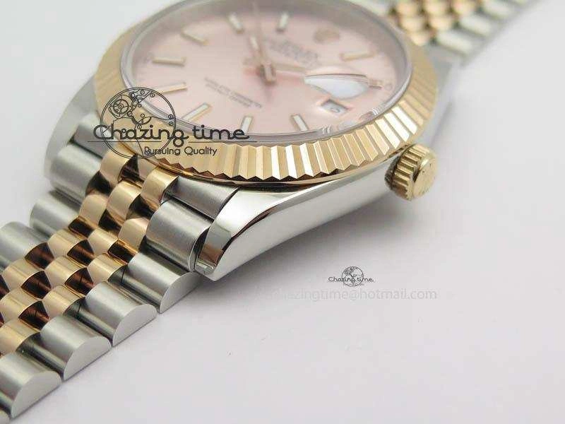 Modern DateJust II 41mm SS RG BP Maker Best Edition Silver Gray Dial On New Version Jubilee Bracelet A 3611