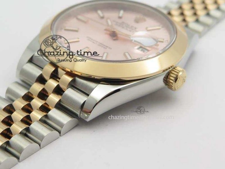 DateJust II 41mm SS RG BP Maker Best Edition Silver Gray Sticks Dial On New Version Jubilee Bracelet A Bright 3613