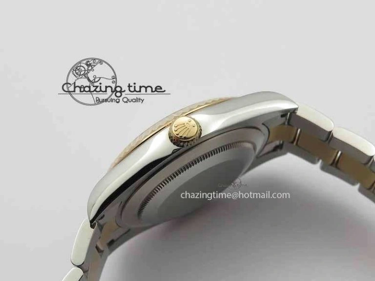 DateJust II 41mm SS RG BP Maker Best Edition Silver Sticks Dial On SS RG Bracelet SA Thermal 3716