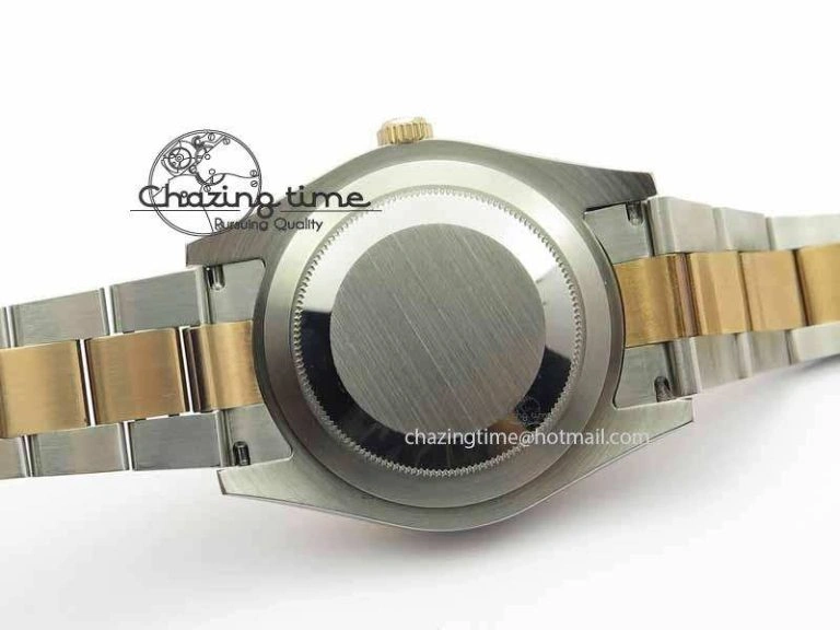DateJust II 41mm SS RG BP Maker Best Edition Silver Sticks Dial On SS RG Bracelet SA Thermal 3716