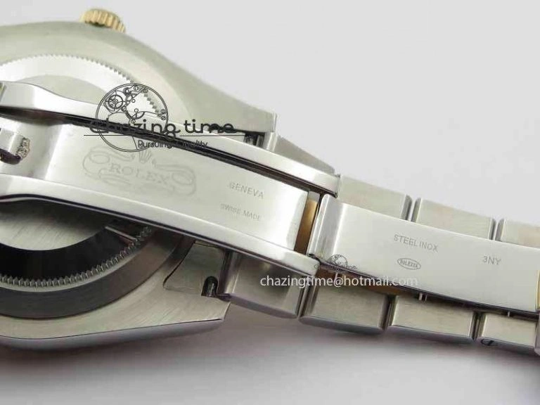 DateJust II 41mm SS RG BP Maker Best Edition Silver Sticks Dial On SS RG Bracelet SA Thermal 3716