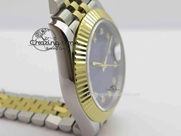 Affordable DateJust II 41mm SS YG BP Maker Best Edition Blue Diam Dial On Jubilee Bracelet A 3661
