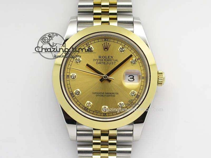 DateJust II 41mm SS YG BP Maker Best Edition Gold Diam Dial On New Version Jubilee Bracelet A Affordable 3605