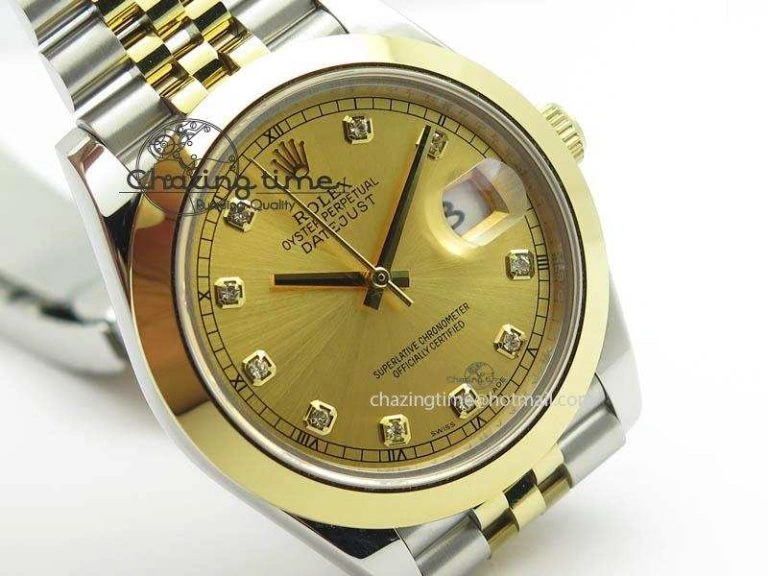 DateJust II 41mm SS YG BP Maker Best Edition Gold Diam Dial On New Version Jubilee Bracelet A Affordable 3605