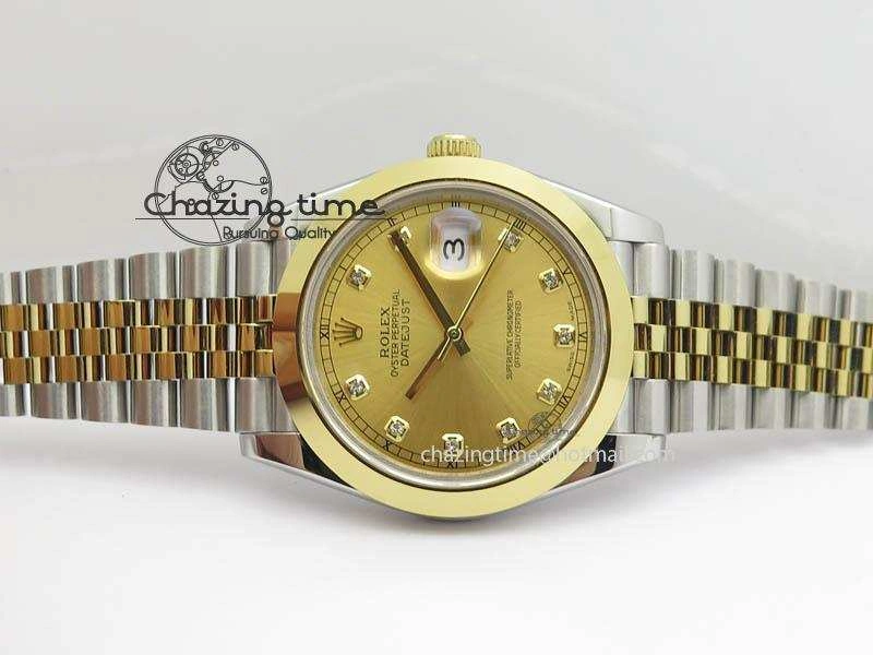 DateJust II 41mm SS YG BP Maker Best Edition Gold Diam Dial On New Version Jubilee Bracelet A Affordable 3605