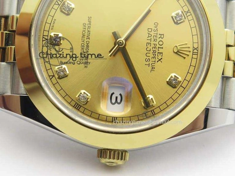 DateJust II 41mm SS YG BP Maker Best Edition Gold Diam Dial On New Version Jubilee Bracelet A Affordable 3605