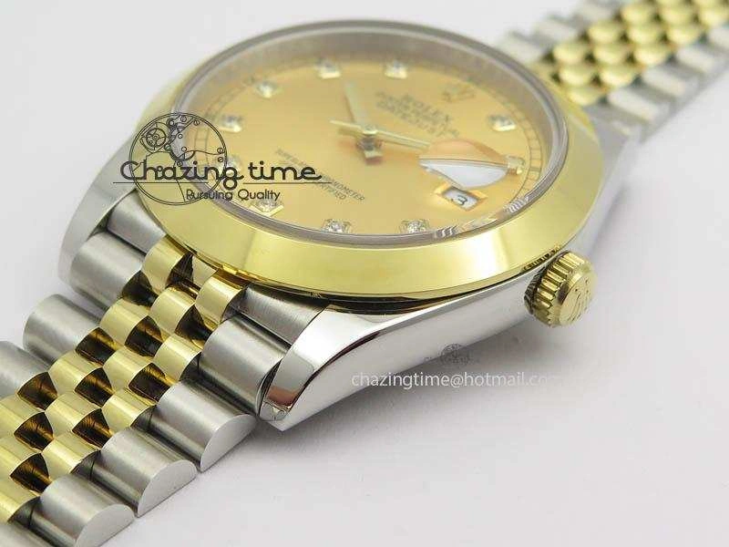 DateJust II 41mm SS YG BP Maker Best Edition Gold Diam Dial On New Version Jubilee Bracelet A Affordable 3605