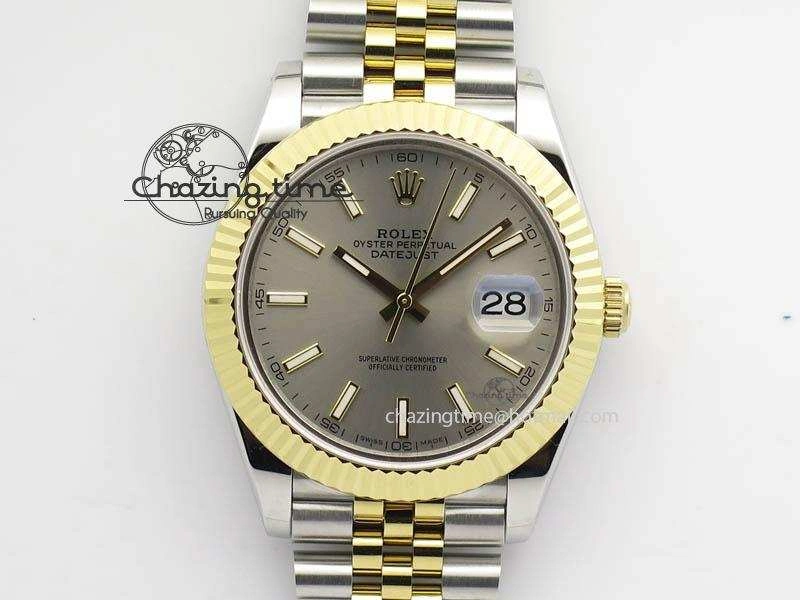 DateJust II 41mm SS YG BP Maker Best Edition Gray Dial On New Version Jubilee Bracelet A Thermal 3604