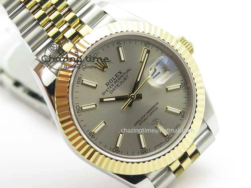 DateJust II 41mm SS YG BP Maker Best Edition Gray Dial On New Version Jubilee Bracelet A Thermal 3604