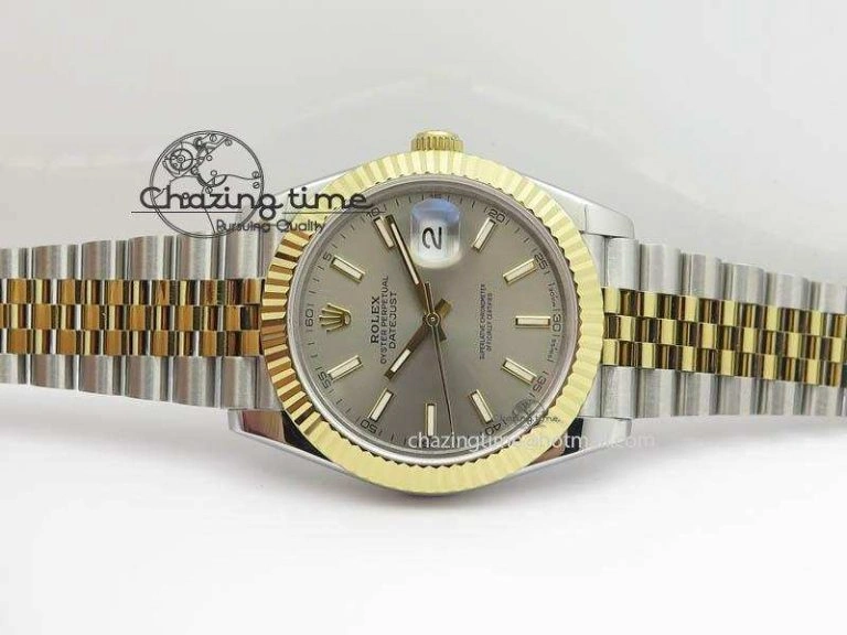 DateJust II 41mm SS YG BP Maker Best Edition Gray Dial On New Version Jubilee Bracelet A Thermal 3604