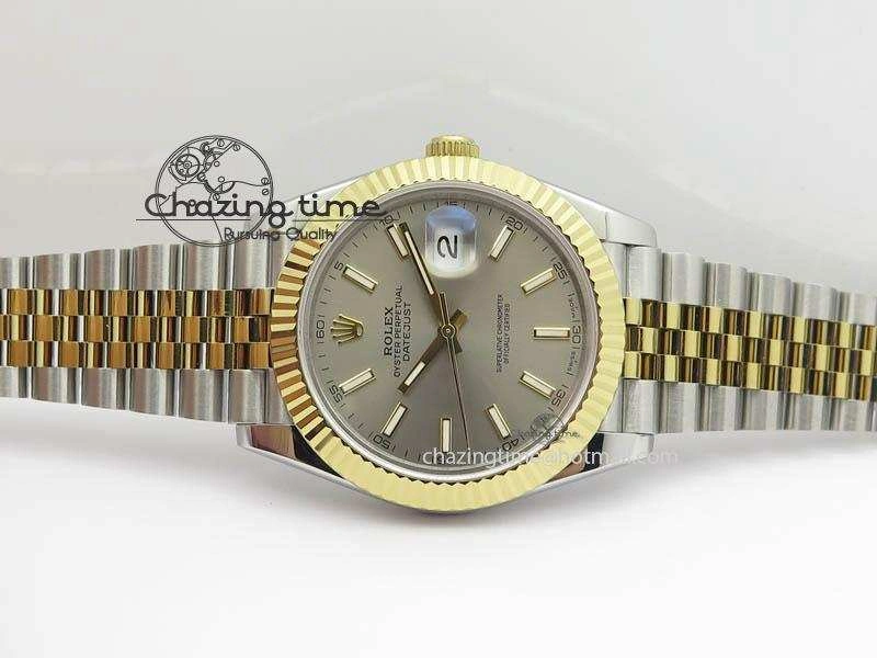 DateJust II 41mm SS YG BP Maker Best Edition Gray Dial On New Version Jubilee Bracelet A Thermal 3604
