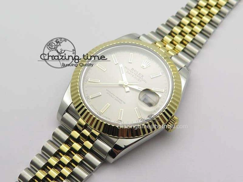 DateJust II 41mm SS YG BP Maker Best Edition Gray Dial On New Version Jubilee Bracelet A Thermal 3604