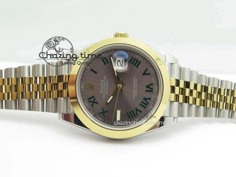 DateJust II 41mm SS YG BP Maker Best Edition Gray Roman Dial On New Version Jubilee Bracelet A Seasonal 3606