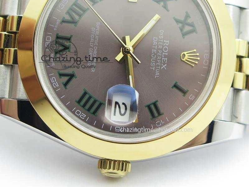 DateJust II 41mm SS YG BP Maker Best Edition Gray Roman Dial On New Version Jubilee Bracelet A Seasonal 3606