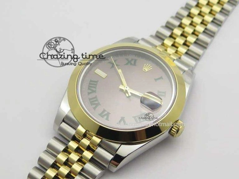 DateJust II 41mm SS YG BP Maker Best Edition Gray Roman Dial On New Version Jubilee Bracelet A Seasonal 3606