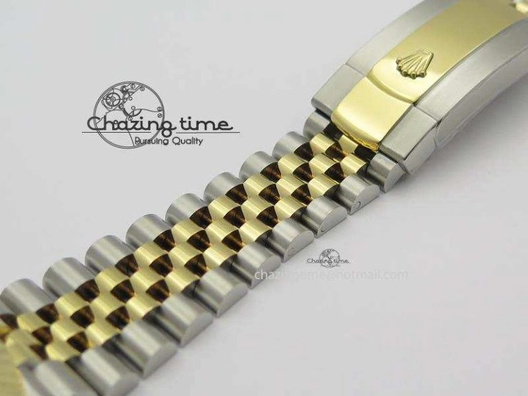 Lightweight DateJust II 41mm SS YG BP Maker Best Edition Gray Sticks Dial On New Version Jubilee Bracelet A 3608