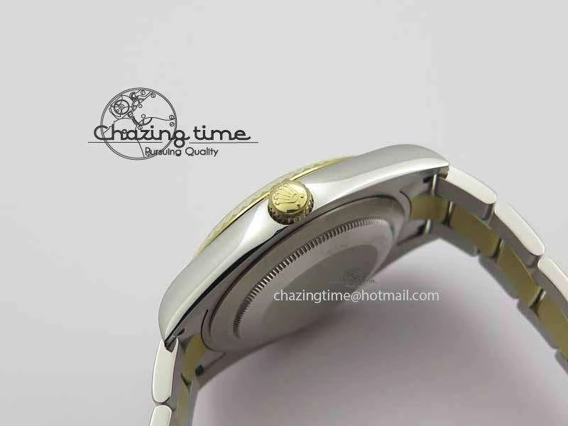 EasyMatch DateJust II 41mm SS YG BP Maker Best Edition Green Dial On SS YG Bracelet SA 3676