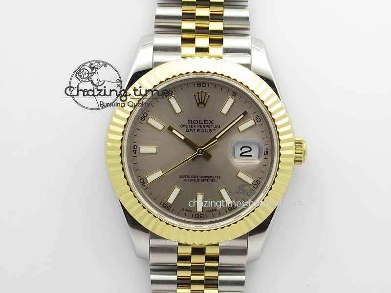 Minimalist DateJust II 41mm SS YG BP Maker Best Edition Silver Dial On Jubilee Bracelet A 3675