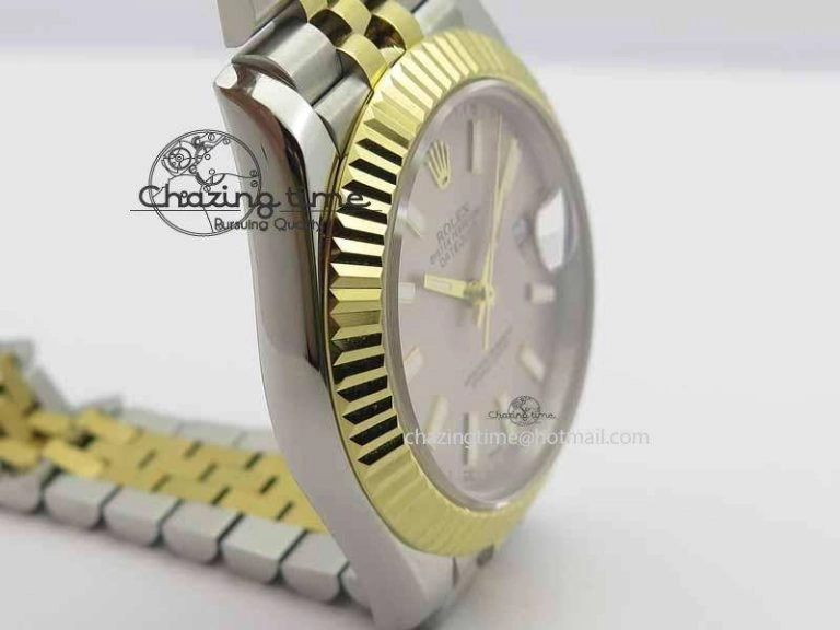 Minimalist DateJust II 41mm SS YG BP Maker Best Edition Silver Dial On Jubilee Bracelet A 3675
