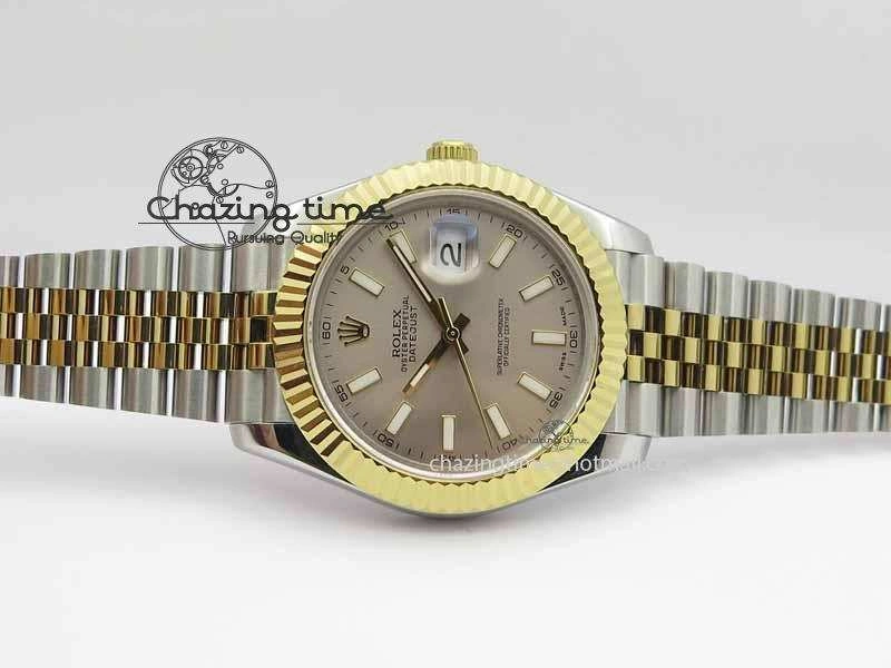 Minimalist DateJust II 41mm SS YG BP Maker Best Edition Silver Dial On Jubilee Bracelet A 3675