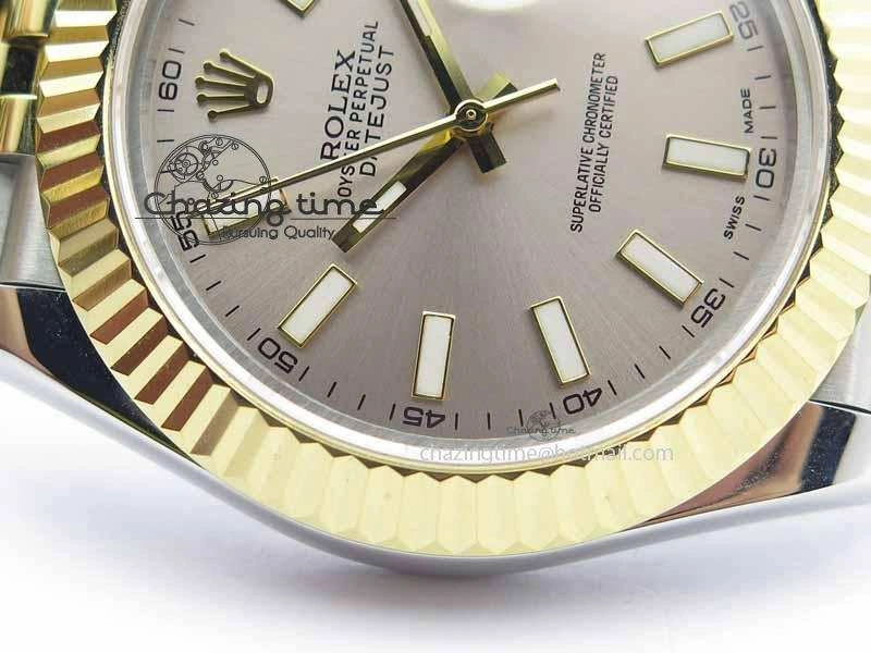 Minimalist DateJust II 41mm SS YG BP Maker Best Edition Silver Dial On Jubilee Bracelet A 3675