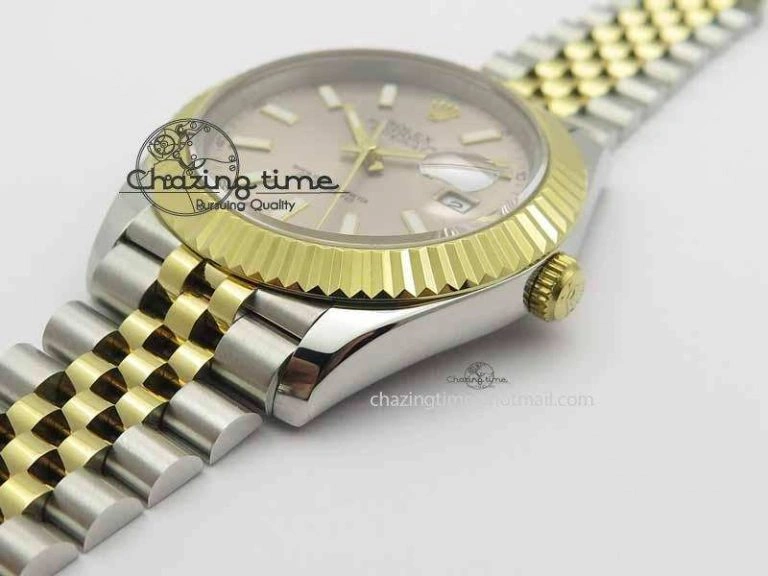 Minimalist DateJust II 41mm SS YG BP Maker Best Edition Silver Dial On Jubilee Bracelet A 3675