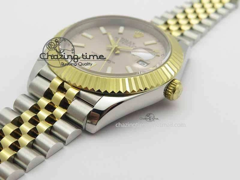 Minimalist DateJust II 41mm SS YG BP Maker Best Edition Silver Dial On Jubilee Bracelet A 3675