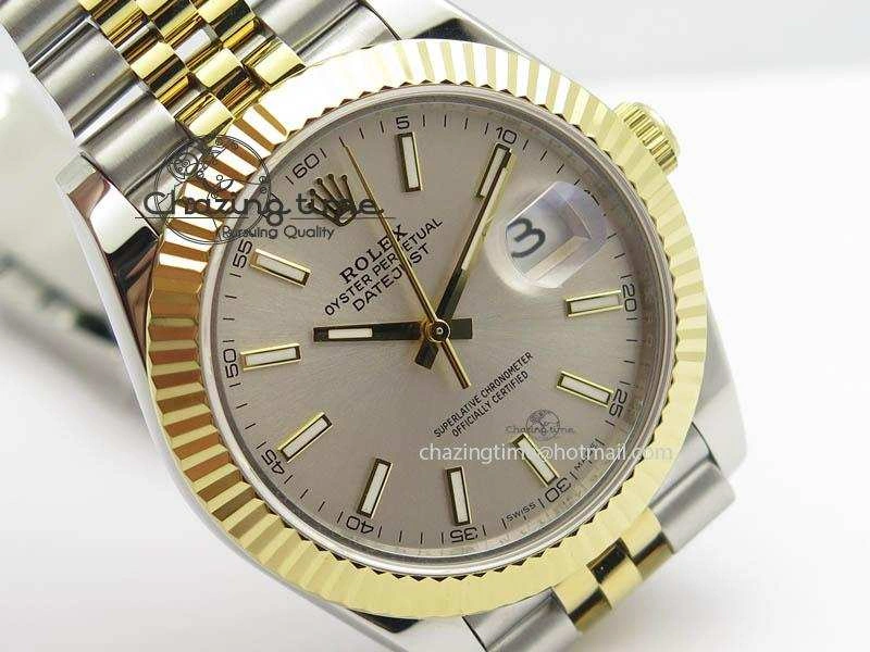 DateJust II 41mm SS YG BP Maker Best Edition Silver Dial On New Version Jubilee Bracelet A Cozy 3600