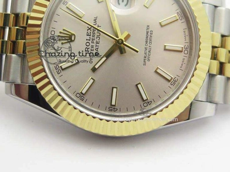 DateJust II 41mm SS YG BP Maker Best Edition Silver Dial On New Version Jubilee Bracelet A Cozy 3600