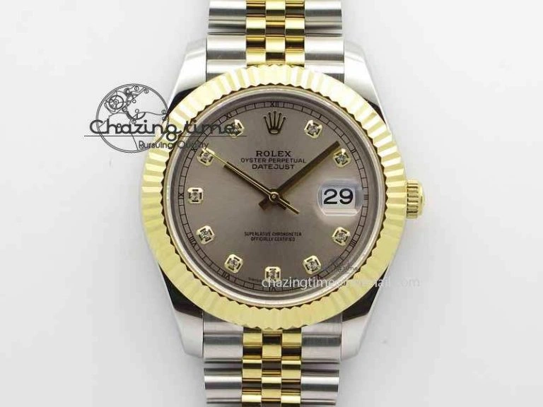 DateJust II 41mm SS YG BP Maker Best Edition Silver Diam Dial On Jubilee Bracelet A Fashionable 3660