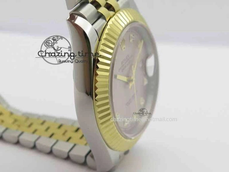 DateJust II 41mm SS YG BP Maker Best Edition Silver Diam Dial On Jubilee Bracelet A Fashionable 3660