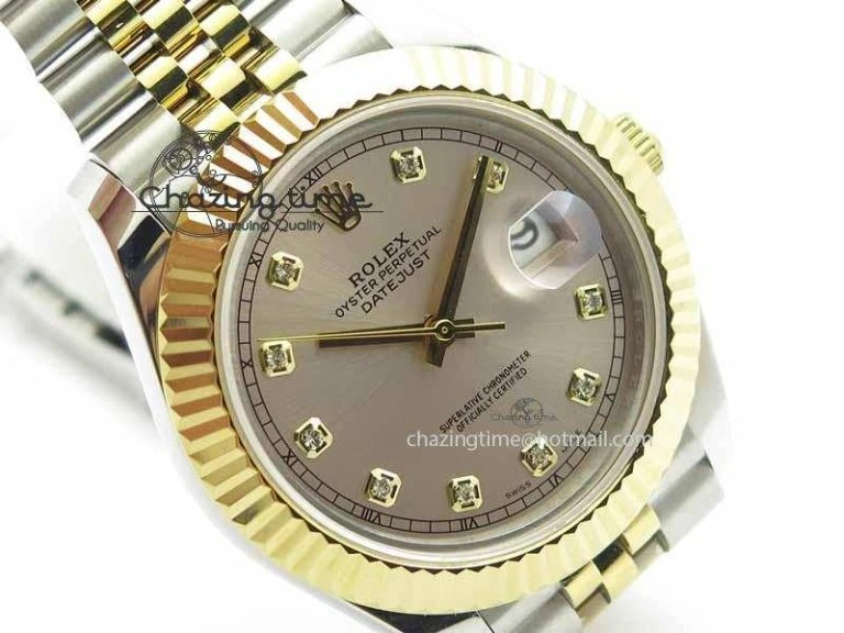 DateJust II 41mm SS YG BP Maker Best Edition Silver Diam Dial On Jubilee Bracelet A Fashionable 3660