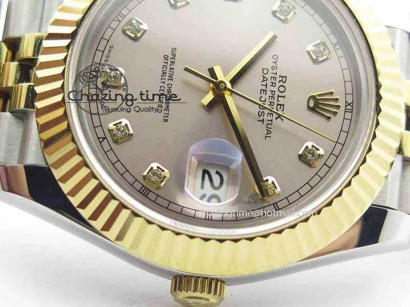 DateJust II 41mm SS YG BP Maker Best Edition Silver Diam Dial On Jubilee Bracelet A Fashionable 3660