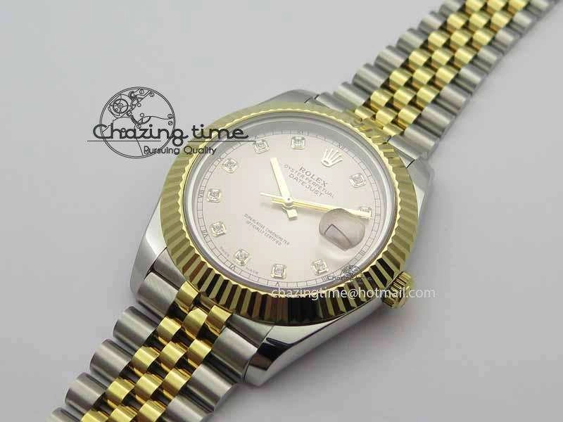 DateJust II 41mm SS YG BP Maker Best Edition Silver Diam Dial On Jubilee Bracelet A Fashionable 3660