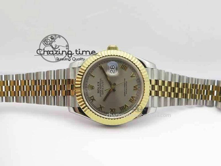 Popular DateJust II 41mm SS YG BP Maker Best Edition Silver Roman Dial On Jubilee Bracelet A 3669