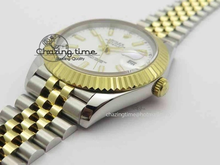 DateJust II 41mm SS YG BP Maker Best Edition White Dial On Jubilee Bracelet Functional 3673